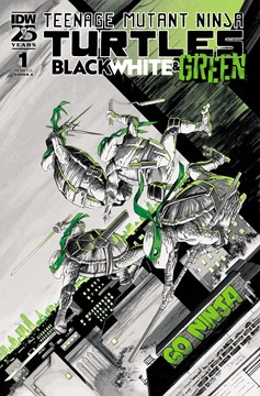 Teenage Mutant Ninja Turtles: Black White & Green #1 Cover A Shalvey