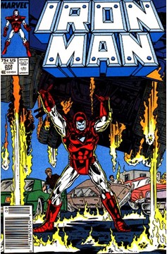 Iron Man #222 [Newsstand]-Fine (5.5 – 7)