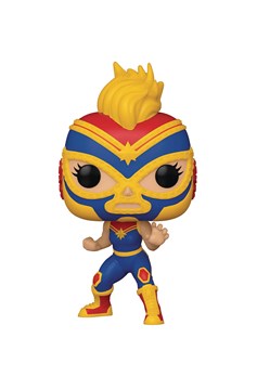 Pop Marvel Luchadores Captain Marvel Vinyl Figure