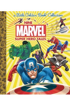 9 Marvel Super Hero Tales Little Golden Book Hardcover