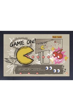 Pac-Man Game On Japanese Framed Print