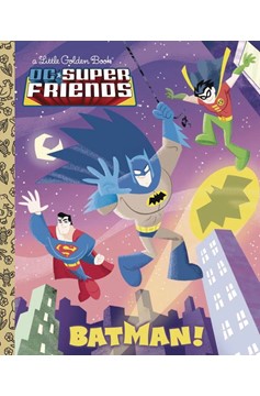 DC Super Friends Little Golden Book Batman