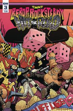 Teenage Mutant Ninja Turtles Bebop Rocksteady Hit The Road #3 Cover A Pitarra (Of 5)