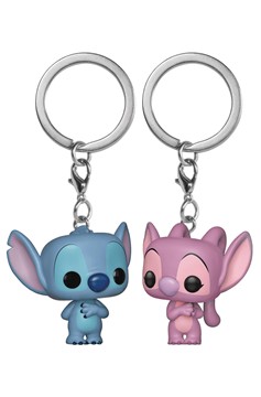 FUNKO POP! KEYCHAIN: Lilo & Stitch - Stitch & Angel 2PK