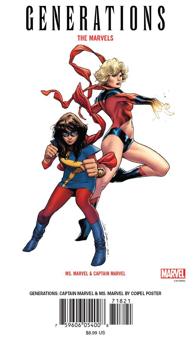 Generations Capt Marvel & Ms Marvel Poster