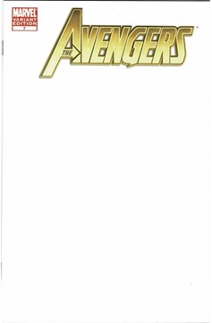 Avengers #7 (Blank Cover Variant) (2010)