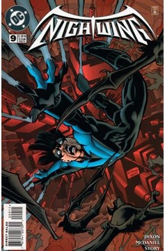 Nightwing #9 [Direct Sales]-Fine (5.5 – 7) [Cover Has Print Error Marks]