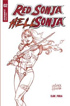 Red Sonja Hell Sonja #2 Cover P 1 for 10 Last Call Incentive Linsner Fiery