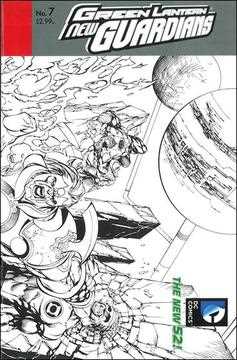 Green Lantern New Guardians #7 1 for 25 Incentive Tyler Kirkham (2011)