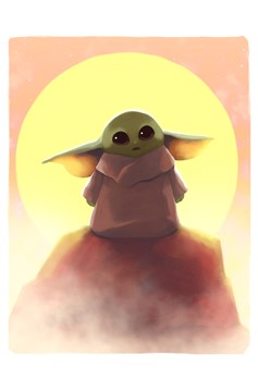 Leann Hill Art - Star Wars The Child / Baby Yoda From The Mandalorian (Small)