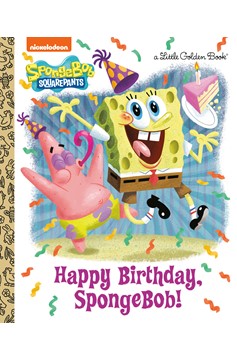 Happy Birthday Spongebob Little Golden Book Hardcover