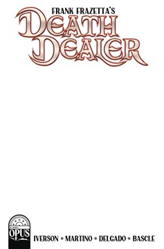 Frank Frazetta Death Dealer #1 Cover C 5 Copy Incentive Blank Sketch