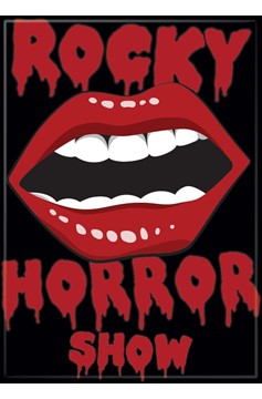 Rocky Horror Logo And Lips Magnet