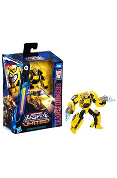 Transformers Generations Legacy United Deluxe Animated Universe Bumblebee Action Figure