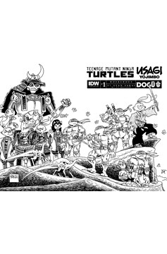 Teenage Mutant Ninja Turtles/Usagi Yojimbo WhereWhen #1 Cover E 1 for 25 Incentive Sakai