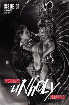 Vampirella Dracula Unholy #1 Cover J 1 for 20 Incentive Eom Black & White