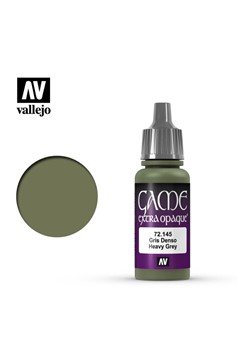 Vallejo Game Color Heavy Grey Extra Opaque Paint, 17ml
