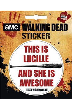 Walking Dead This Is Lucille Sticker