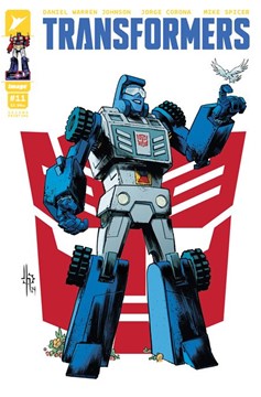 Transformers #11 Second Printing Cover B Jason Howard Autobot Variant