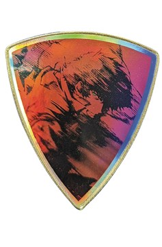 Cowboy Bebop Spike Rainbow Hologram Foil Crest Pin