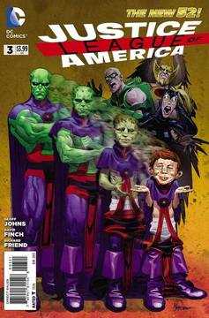 Justice League of America #3 Gated Mad Variant (2013)