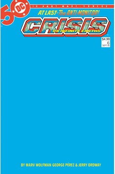 Crisis on Infinite Earth Facsimile Edition #6 Facsimile Edition Cover C Blank Variant