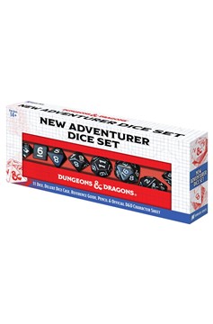 Dungeons & Dragons New Advernturer Set Black Dice