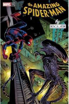 Amazing Spider-Man #56 Bagley Marvel Vs Alien Variant (2018)