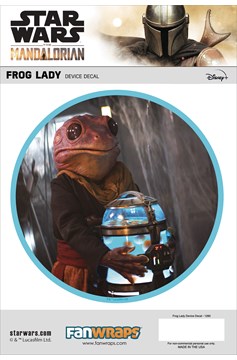 Star Wars The Mandalorian Frog Lady Device Decal