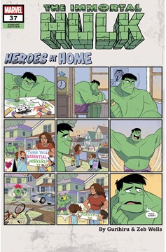 Immortal Hulk #37 Gurihiru Heroes At Home Variant (2018)