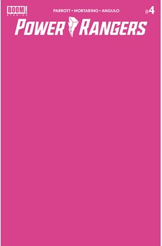 Power Rangers #4 Cover C Pink Blank Sketch Variant