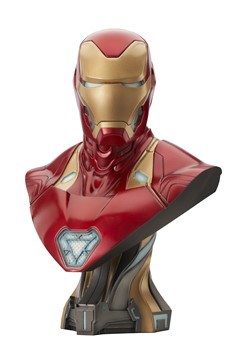 Marvel L3d Avengers Endgame Iron Man Mk50 1/2 Scale Bust