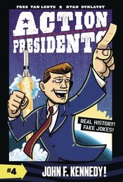 Action Presidents Color Soft Cover Graphic Novel Volume 4 John F Kennedy