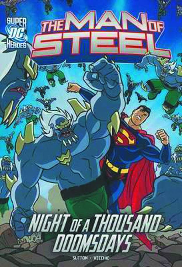 DC Super Heroes Man of Steel Young Reader Graphic Novel #8 Superman Vs Doomsday Army