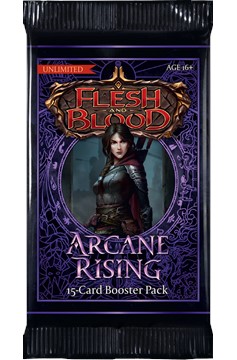 Flesh And Blood TCG Arcane Rising Booster Pack (Unlimited)