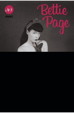 Bettie Page #3 Black Bag Photo Cover (Mature)