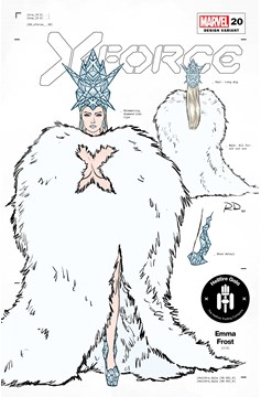 X-Force #20 Dauterman Emma Frost Design Variant Gala (2020)
