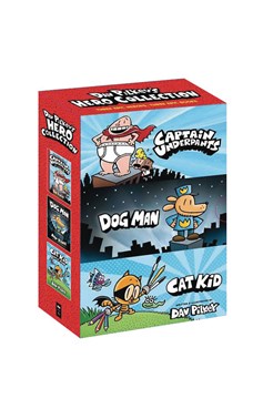 Dav Pilkey Hero Collection 3-Book Boxed Set