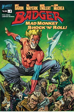 Badger Mad Monkey Shock 'N' Roll #1 (Of 5)