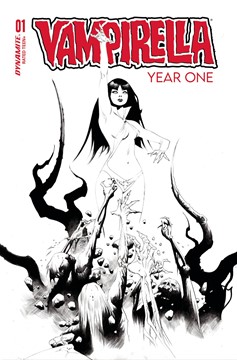 Vampirella Year One #1 Cover Ze 10 Copy Last Call Incentive Lee Black & White