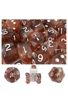 Barbarian Rage Set of 7 Dice - Arch'd D4