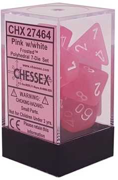 DICE 7-set: CHX27464 Frosted Pink White (7)