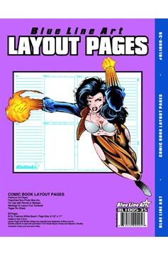 Blue Line Pro Comic Book Layout Pgs 35 Count Pack 