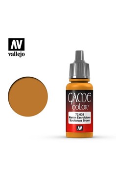 Vallejo Game Color Scrofulous Brown Paint, 17ml