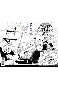 Future Quest #1 Coloring Book Variant Edition