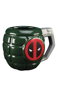 Deadpool Grenade Mug