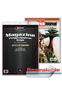 BCW Resealable Magazine Thick Bags (100ct)