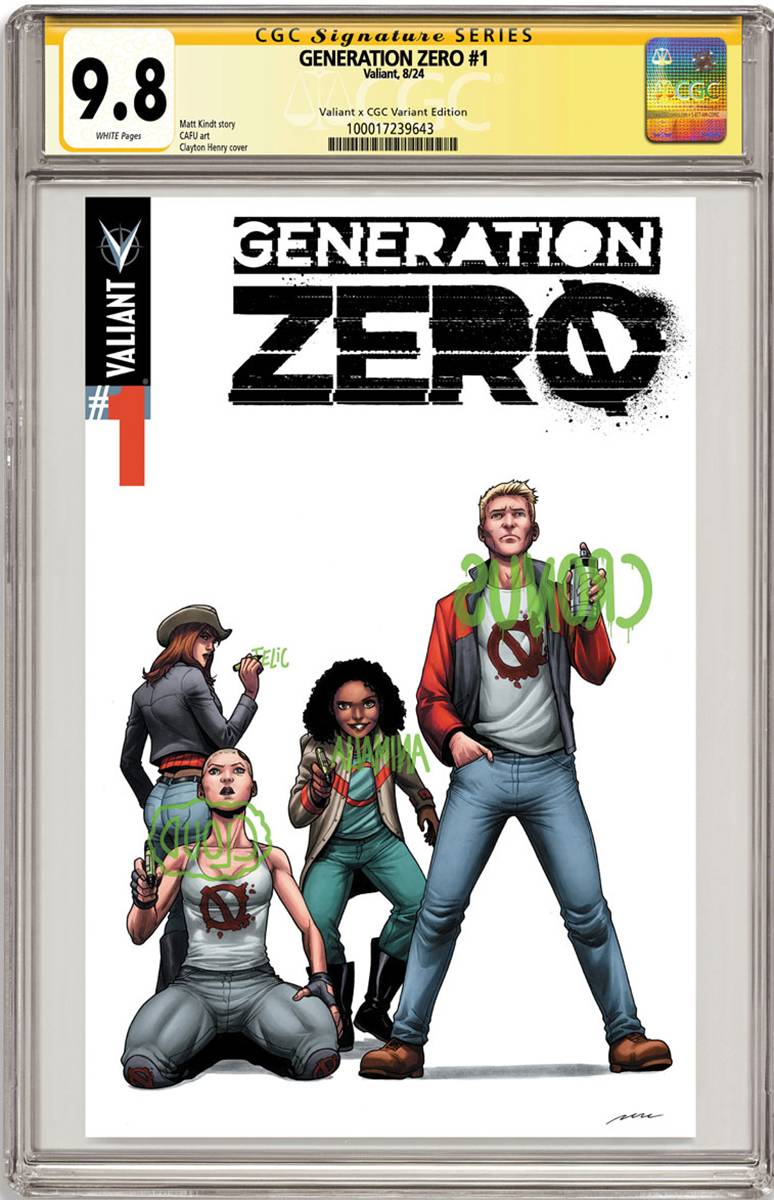 Generation Zero #1 Cover C CGC Replica Perez