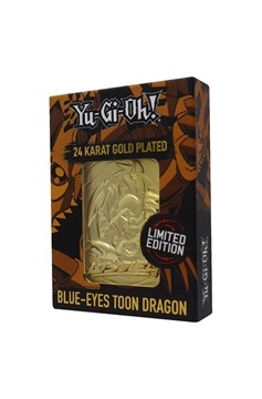 Yu-Gi-Oh! 24K Gold Plated Collectible - Blue Eyes Toon Dragon