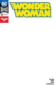 Wonder Woman #58 Blank Variant Edition (2016)